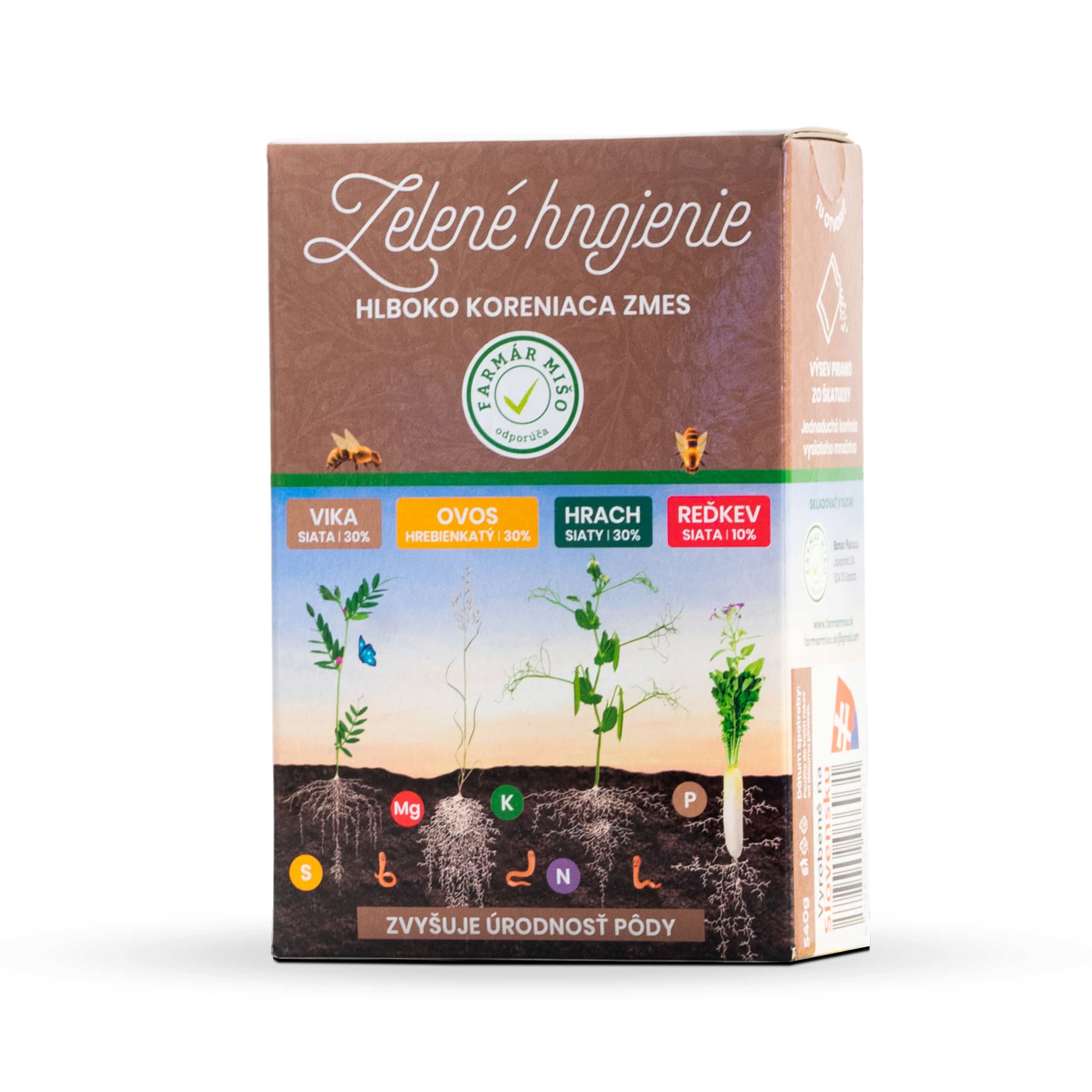 zelene hnojenie hlboko koreniaca zmes