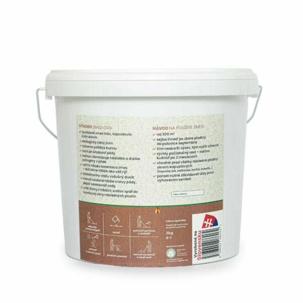 Hlboko Koreniaca Zmes na Zelené hnojenie - 3kg